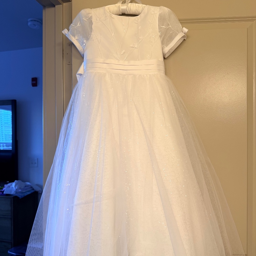 Beautiful New White Communion Dress
